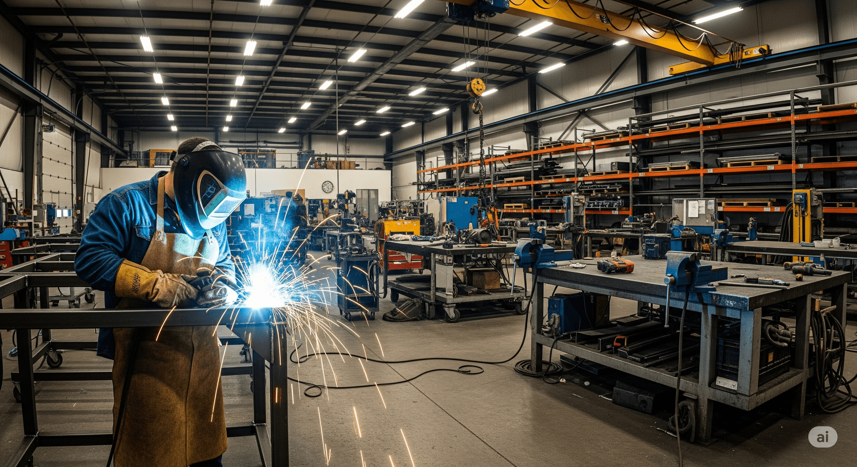 Modern engineering workshop